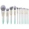 Shield Cosmetics Green Makeup Brushes Set